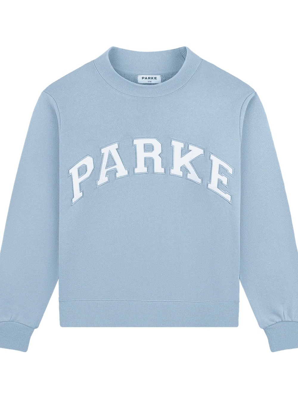 PARKE Varsity Mockneck Sweatshirt - Salty S/M